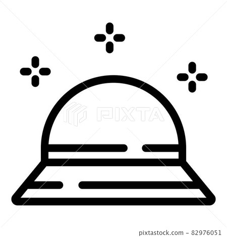 Safari hat icon, outline style 82976051