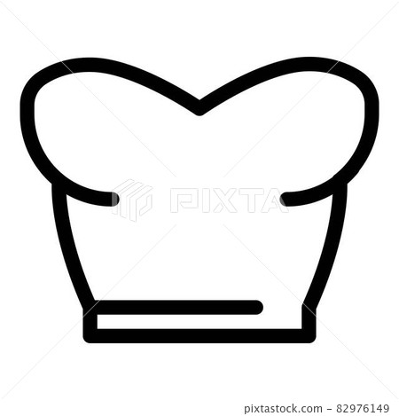 Women bra top icon, outline style Women bra top icon, outline style 82976149