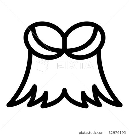 Festive bra icon, outline style 82976193