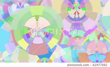 CG背景素材:許多甜甜圈形狀的方塊 CG背景素材:許多甜甜圈形狀的方塊 82977882