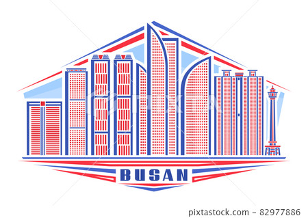Vector illustration of Busan 82977886