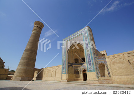 Uzbekistan Bukhara Karan Minaretto and Karan Mosque 82980412