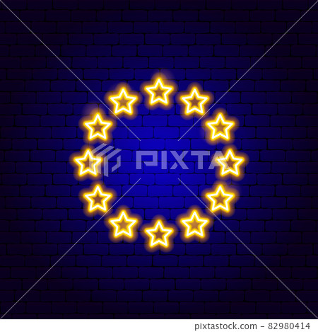 Euro Union Neon Sign Euro Union Neon Sign 82980414
