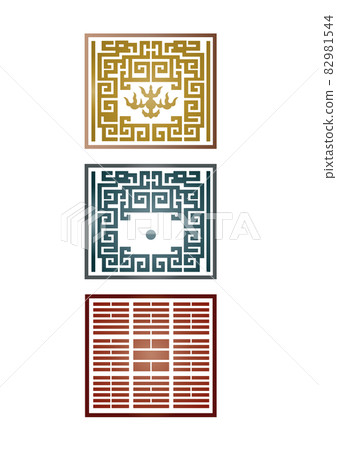 韓國傳統圖案 82981544