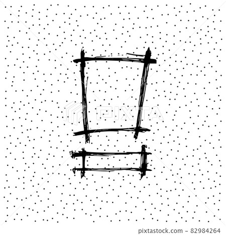 Sketched Question and Exclamation Marks, Symbols, Icons 82984264