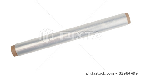Cling film isolated on white. Cling film isolated on white. 82984499