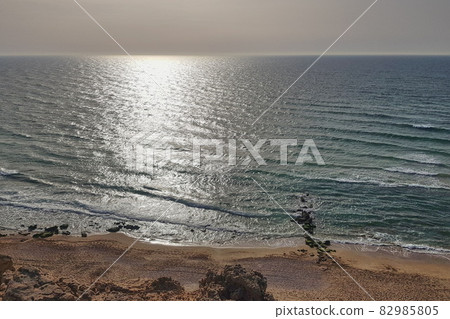 Views of Argaman Beach in Netanya in israel Views of Argaman Beach in Netanya in israel 82985805
