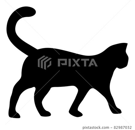 Cat - Raster Icon Illustration - Stock Illustration [82987032] - PIXTA