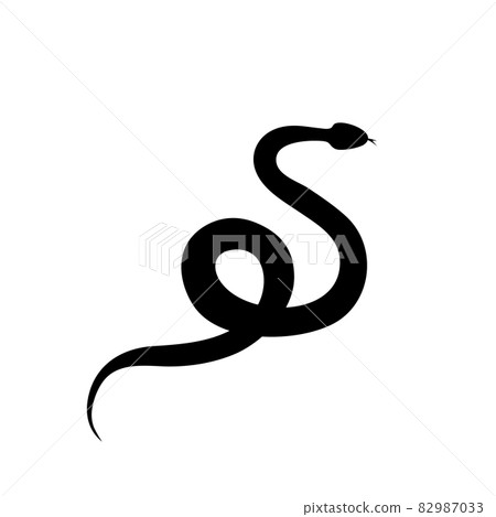 Snake Vector Icon, Viper Symbol, Serpent Sign 82987033