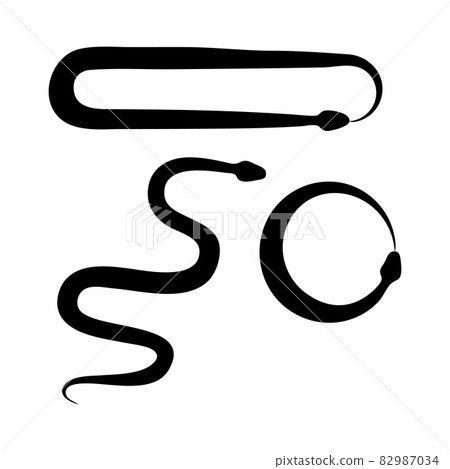 Snake Vector Icon, Viper Symbol, Serpent Sign 82987034