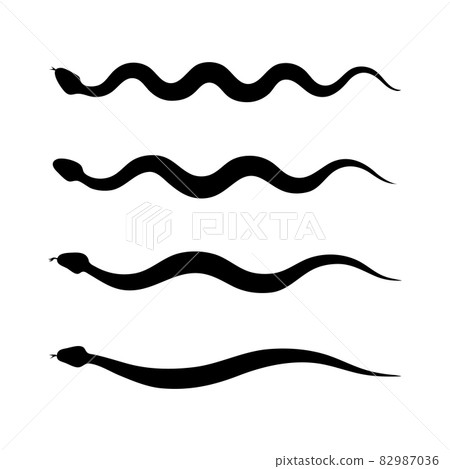 Snake Vector Icon, Viper Symbol, Serpent Sign 82987036