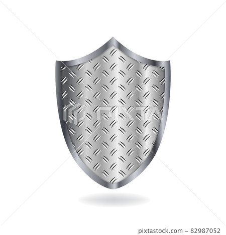 Metal Shield Icon, Silver Knight Shield, Ancient Protective Armor Metal Shield Icon, Silver Knight Shield, Ancient Protective Armor 82987052
