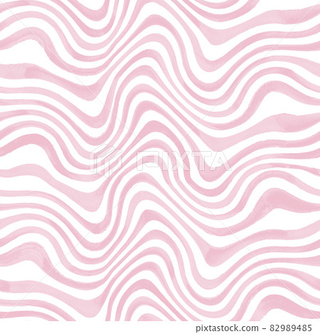 Abstract trendy wavy striped watercolor seamless pattern Abstract trendy wavy striped watercolor seamless pattern 82989485