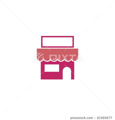 Store icon logo design template 82989877