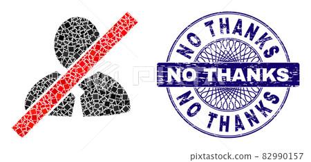 Distress No Thanks Stamp Seal and Geometric Blacklisted Clerk Mosaic Distress No Thanks Stamp Seal and Geometric Blacklisted Clerk Mosaic 82990157