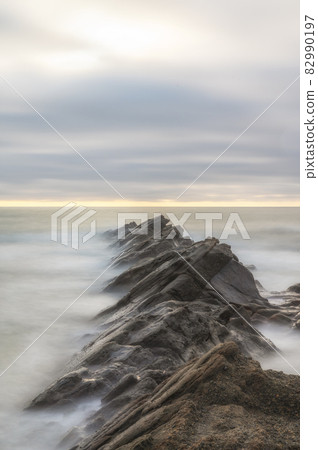 Hitachinaka City, Ibaraki Prefecture, Morning of the Cretaceous Formation in the Middle Ages Hitachinaka City, Ibaraki Prefecture, Morning of the Cretaceous Formation in the Middle Ages 82990197