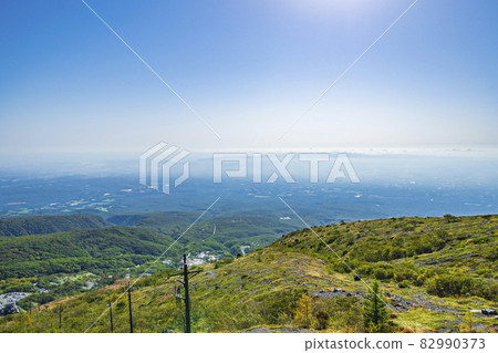Panorama view of the 9th station of Mt. Nasu (Mt. Chausu) [Nasushiobara City, Tochigi Prefecture] 82990373