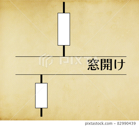 Candle line window opening 82990439