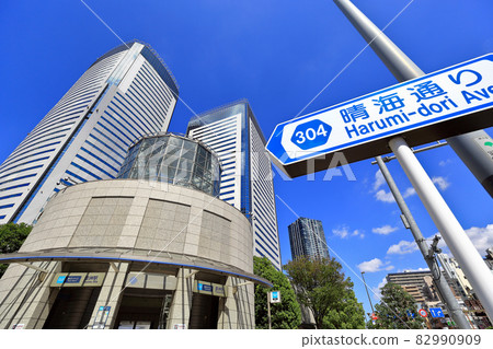 東京都江東區豐洲市街景豐洲中心大樓 東京都江東區豐洲市街景豐洲中心大樓 82990909