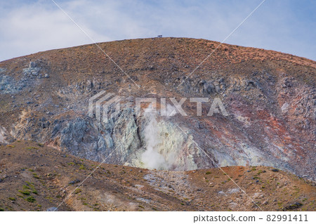 (福島縣)噴發的淨土平的伊西峽山 (福島縣)噴發的淨土平的伊西峽山 82991411