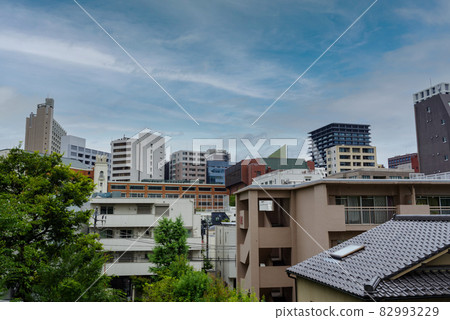 Scenery of the city near Tokyo, Akasaka 4-chome, 5-chome August 2021 82993229