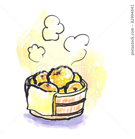 Illustration of the winter solstice Yuzuyu in the style of a picture letter Illustration of the winter solstice Yuzuyu in the style of a picture letter 82994841