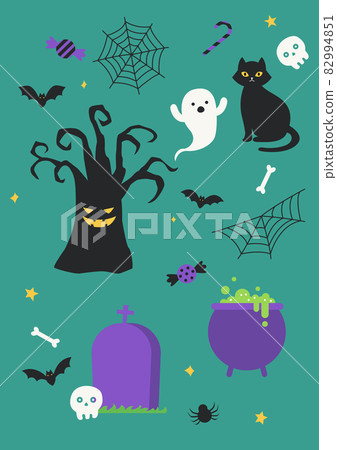 Halloween pattern illustration Halloween pattern illustration 82994851