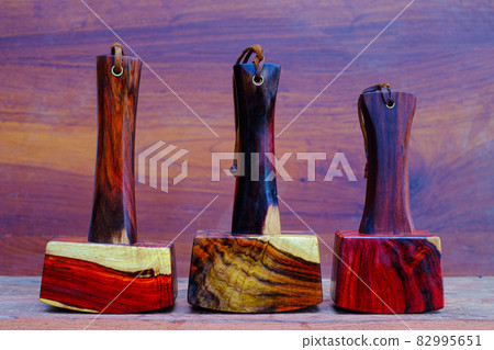 Set of mallet hammer wood made of rosewood tool handmade of Thailand Set of mallet hammer wood made of rosewood tool handmade of Thailand 82995651