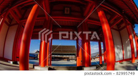 Historical stage Kyoto Imperial Palace Historical stage Kyoto Imperial Palace 82995749