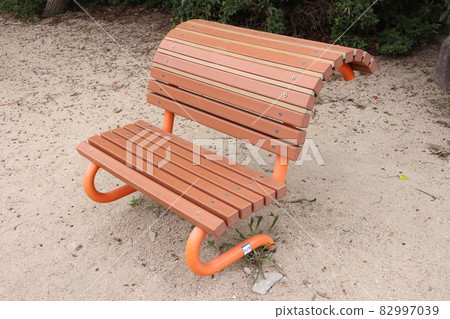 Japanese park health equipment, back-stretching bench Japanese park health equipment, back-stretching bench 82997039