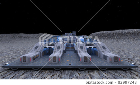 Planetary exploration base - Stock Illustration [82997248] - PIXTA