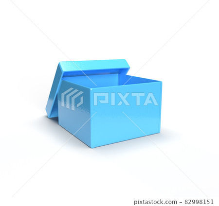 3DCG blue open gift box with lid 3DCG blue open gift box with lid 82998151