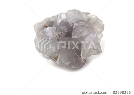 Fluorite isolated on white (CaF2) 82998236
