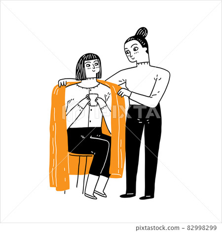 The best female friend taking care of a sick friend The best female friend taking care of a sick friend 82998299