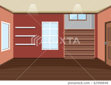 Empty room interior design Empty room interior design 82998646