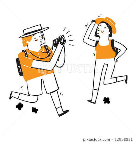 Tourists take photos 82998831