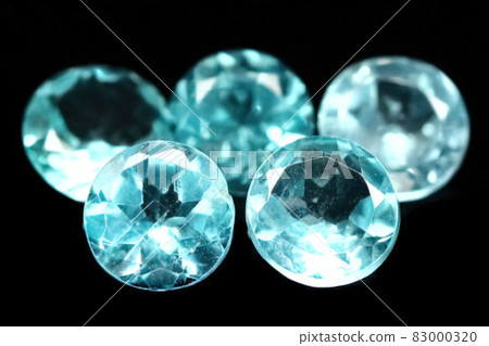 Natural blue apatite. Macro photo of natural apatite Natural blue apatite. Macro photo of natural apatite 83000320