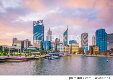 Downtown Perth skyline in Australia Downtown Perth skyline in Australia 83000461