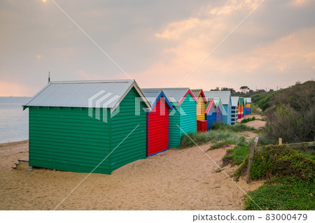 Colorful Beach House at Brighton Beach, Melbourne Colorful Beach House at Brighton Beach, Melbourne 83000479
