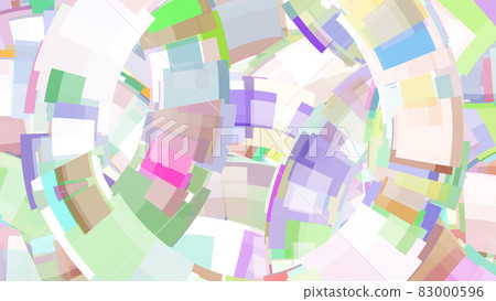 CG background material: Many donut-shaped squares CG background material: Many donut-shaped squares 83000596