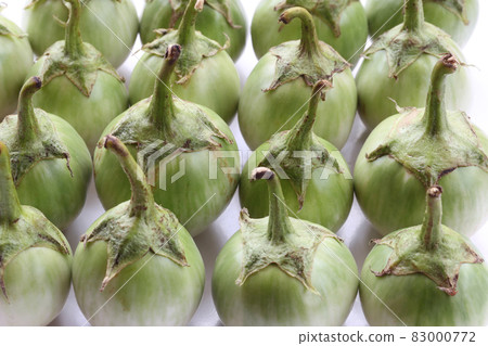 fresh thai eggplant. 83000772