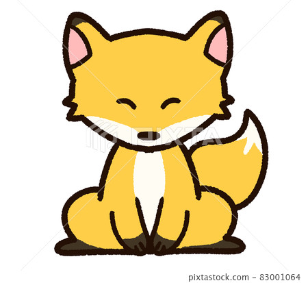 可愛的狐狸角色 83001064