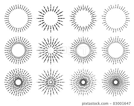 一組圓形的光 一組圓形的光 83001647