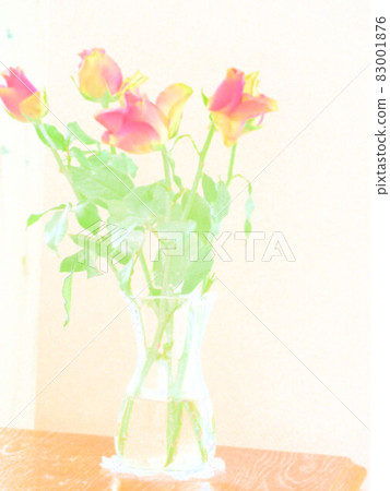 Brilliant rose flower 83001876