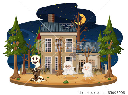 Children at the haunted house 83002008