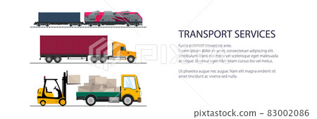 Banner of freight transport 83002086