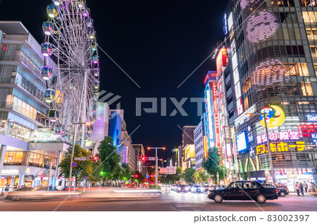 《愛知縣》名古屋市中心榮的夜景 《愛知縣》名古屋市中心榮的夜景 83002397