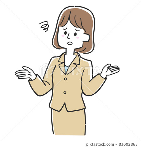 失望的女商人 83002865