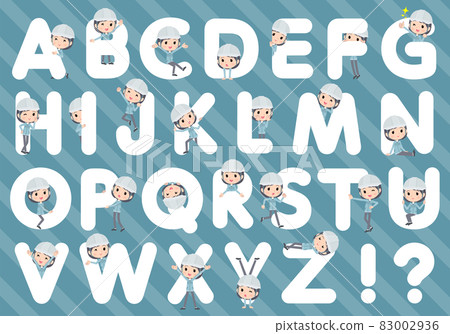 A set of on-site director women designed to match the alphabet A set of on-site director women designed to match the alphabet 83002936