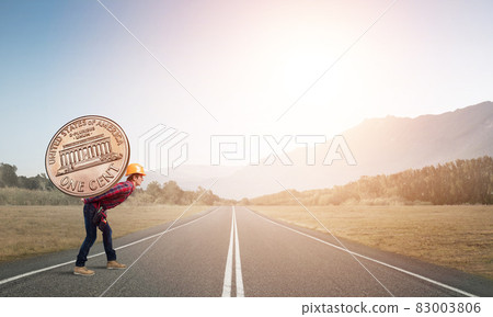 Builder man carry coin Builder man carry coin 83003806